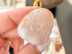 Flower Agate Tumbled Stones: Emotional Healing, Root & Heart Chakra