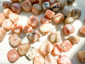 Sunstone Tumbled Stones: Joy, Confidence & Solar Plexus Chakra
