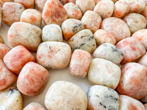 Sunstone Tumbled Stones: Joy, Confidence & Solar Plexus Chakra