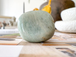 Amazonite Tumbled Stones x 3 : Natural Healing Crystals for Stress Relief