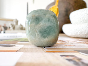 Amazonite Tumbled Stones x 3 : Natural Healing Crystals for Stress Relief