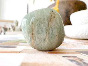 Amazonite Tumbled Stones x 3 : Natural Healing Crystals for Stress Relief