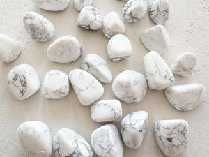 Howlite Tumbled Stones: Natural Calming Crystals for Meditation