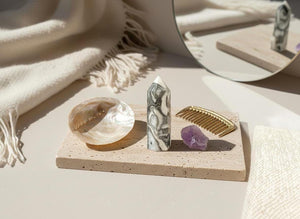 Amethyst & Thousand Eye Jasper Set: Protection, Healing, and Meditation