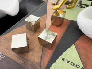 Pyrite Cube – 1" Natural Crystal Cube for Wealth, Protection, Energy Healing & Spiritual Gift