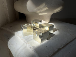 Pyrite Cube – 1" Natural Crystal Cube for Wealth, Protection, Energy Healing & Spiritual Gift