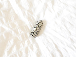 Dalmatian Jasper Crystal Tower – Natural Polished Point for Protection, Joy, Energy Healing & Spiritual Gift