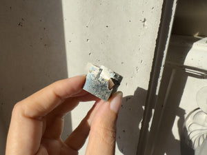 Pyrite Cube – 1" Natural Crystal Cube for Wealth, Protection, Energy Healing & Spiritual Gift