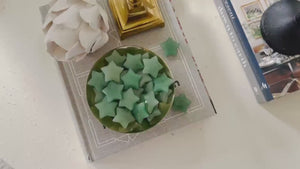 Green Aventurine Star – 30mm Crystal for Luck, Prosperity & Heart Healing