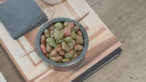 Unakite Puffy Heart Crystal – Heart Chakra Stone for Emotional Healing, Balance & Inner Growth