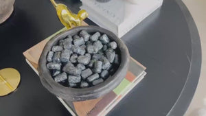 Larvikite Tumbled Stone – Protection & Grounding Crystal for Meditation, Energy Work and Spiritual Healing