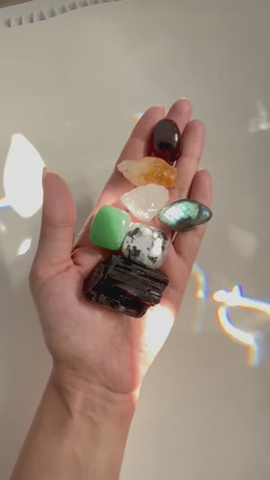 New Beginnings Crystal Set: Healing Stones for Transformation