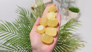 Lemon Calcite Tumbled Crystals Healing Crystal Home Decor Crystal Gifts Pocket Stones