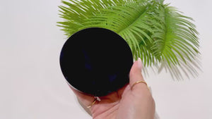 Black Obsidian Scrying Mirror: Divination Crystal