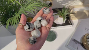 Glimmering Rainbow Moonstone Tumbled Stones: A Unique Addition to Your Collection