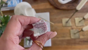 Raw Pink Tourmaline Chunks: Rubellite Healing Crystals