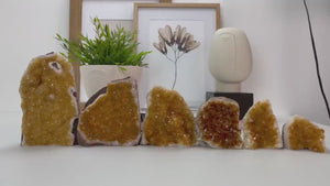 Citrine Crystal Cluster: Raw Honey Quartz, Stone of Abundance