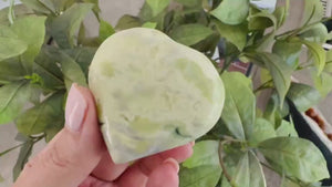 Infinite Stone Heart: Serpentine Chrysotile Crystal for Healing
