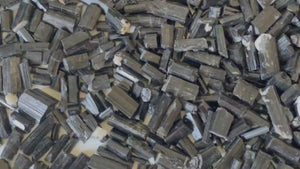 Raw Black Tourmaline Crystal Chips: Protection Stones