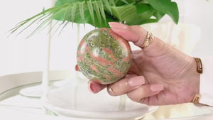 Unakite Crystal Ball: Unlocking the Healing Properties of Unakite Gemstone