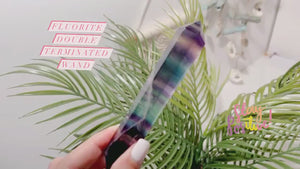 Fluorite Double Terminated Crystal Wand - Healing Point