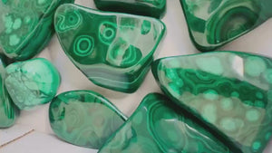 Polished Malachite Freeform: Natural Healing Crystal