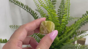 Green Apatite Tumbled Cubes: Healing Crystals (15-20mm)