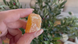 Raw Orange Calcite Crystal Chunks (1-2 Inch)