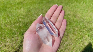 Clear Quartz Doble Terminated Points for Clarity, Intuition and Spiritual Growth
