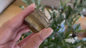 Raw Tigers Eye Chunks: Rough Crystal (1-2 inch)