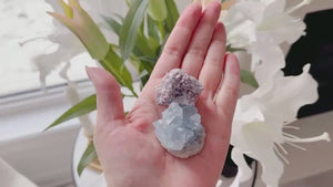 Celestite and Lepidolite: A Tranquil Combination for Relaxation and Stress Relief