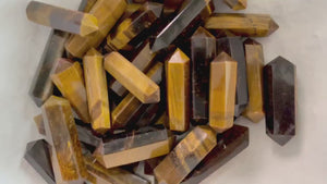 Tiger's Eye Double Terminated Points: Polished Crystal (1.5 inch)