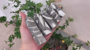 Thousand Eye Jasper Point: Orbicular Crystal