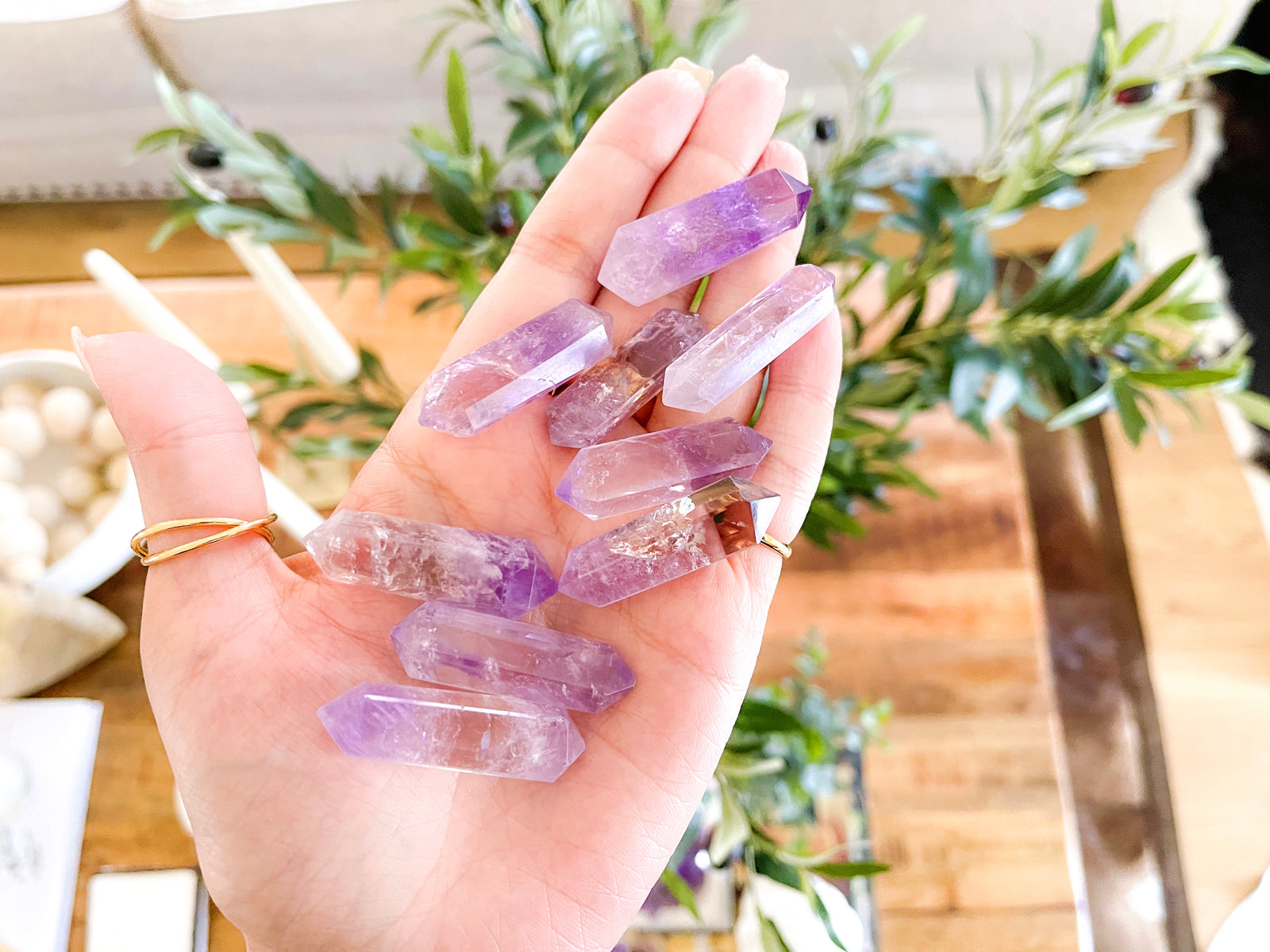 Amethyst Double Terminated Points