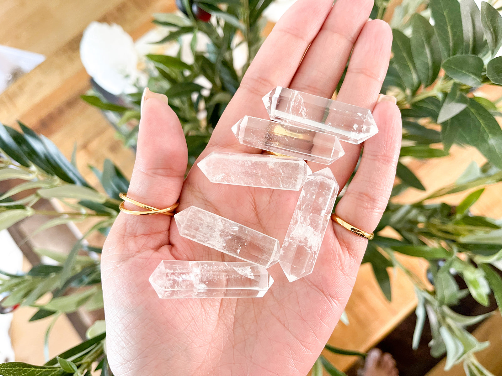 Clear Quartz Double Terminated Points