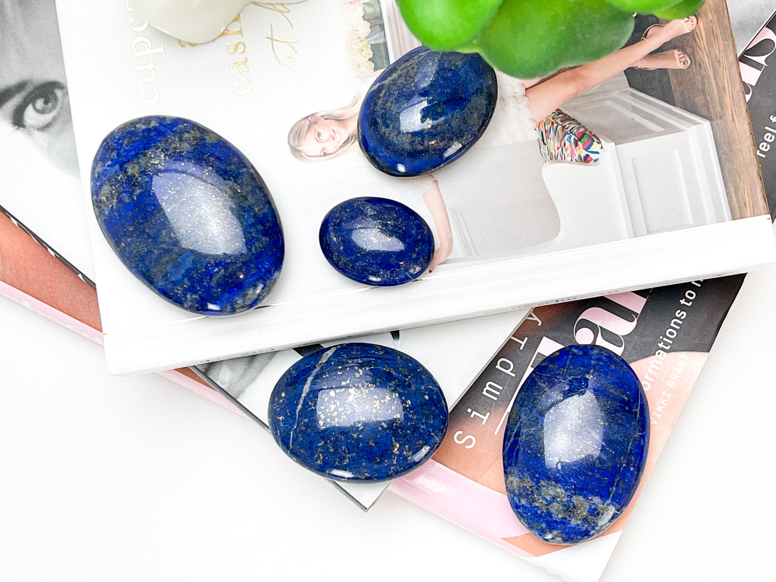 Lapis Lazuli Palm Stones