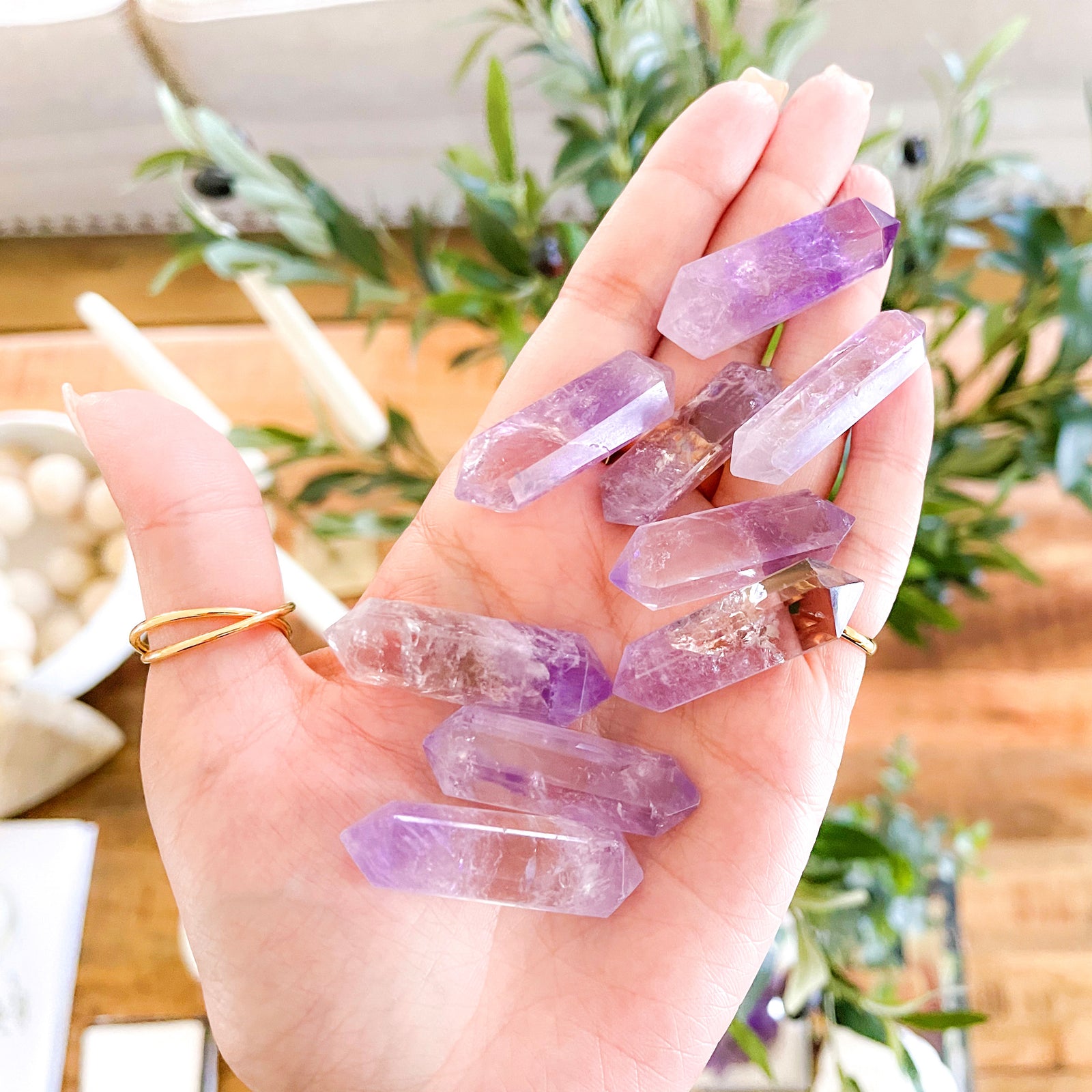 Amethyst Double Points