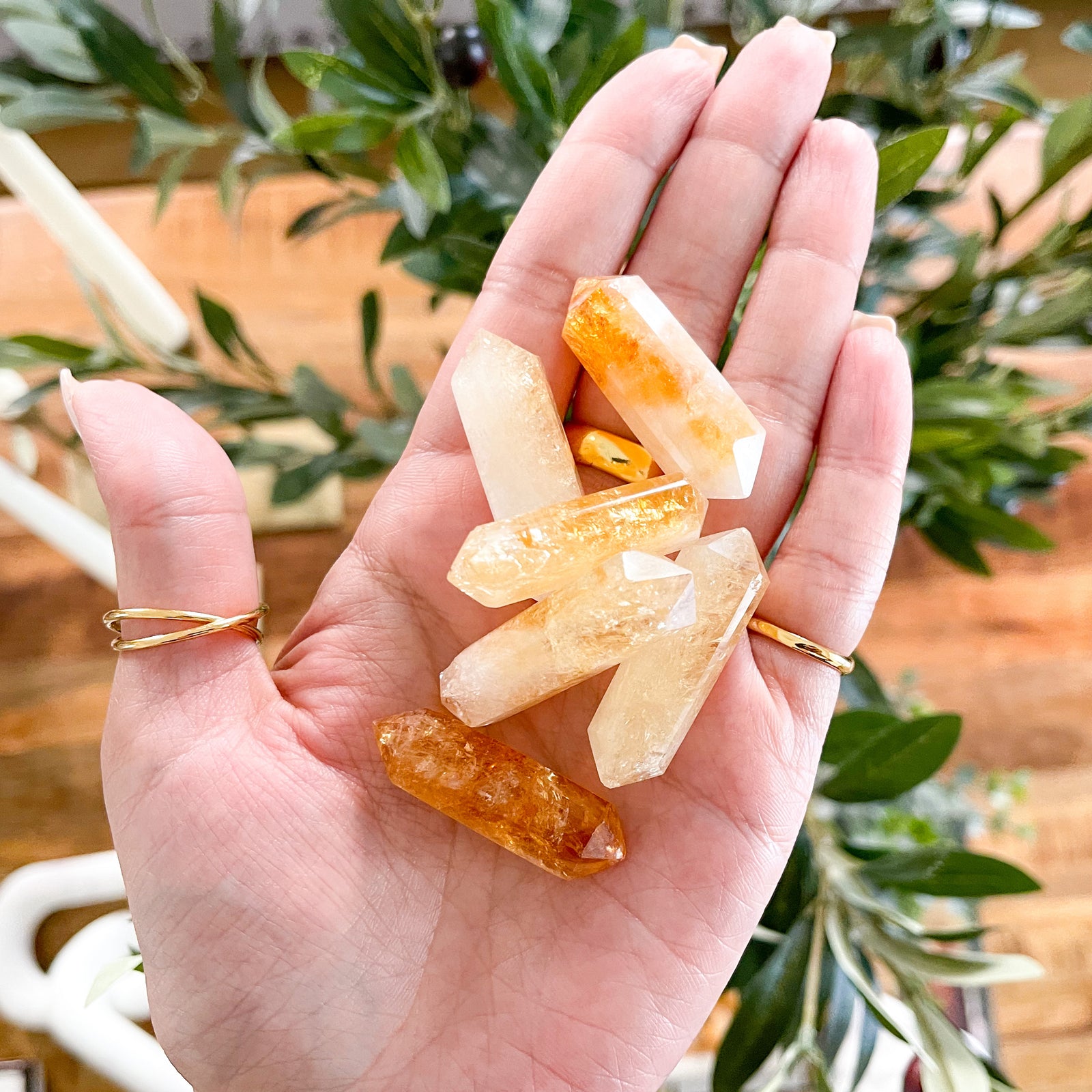 Citrine Double Terminated Points