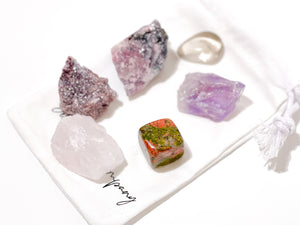 Grief, Loss, Breveament Crystal Set