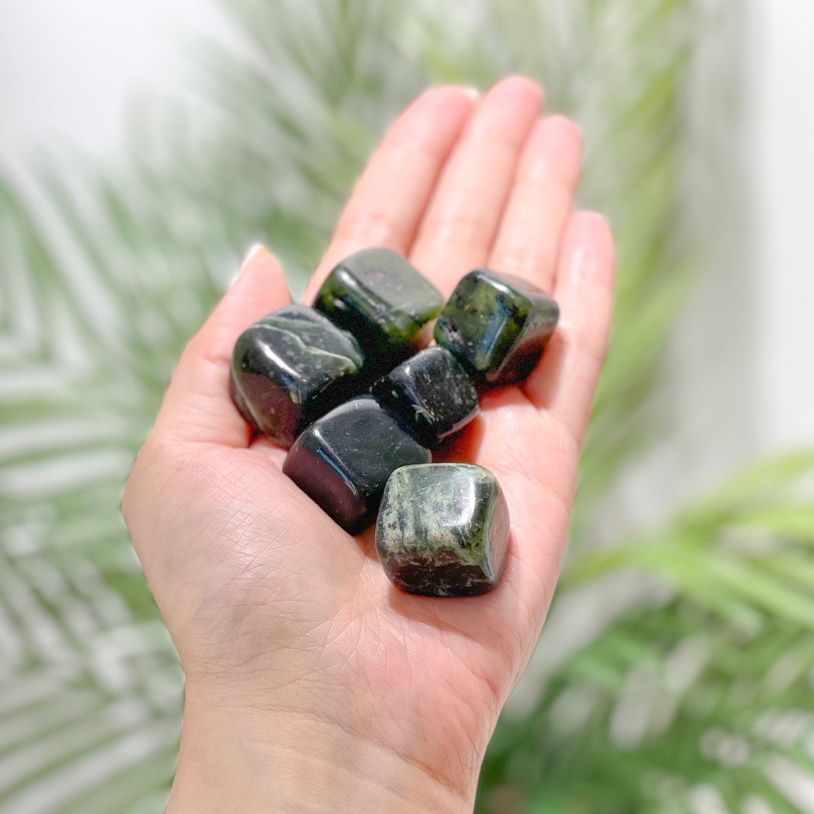 Nephrite Jade Tumbled Stone