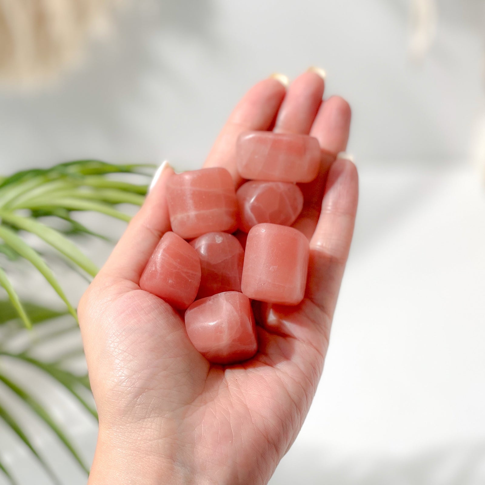 Rose Calcite Tumbled Stone