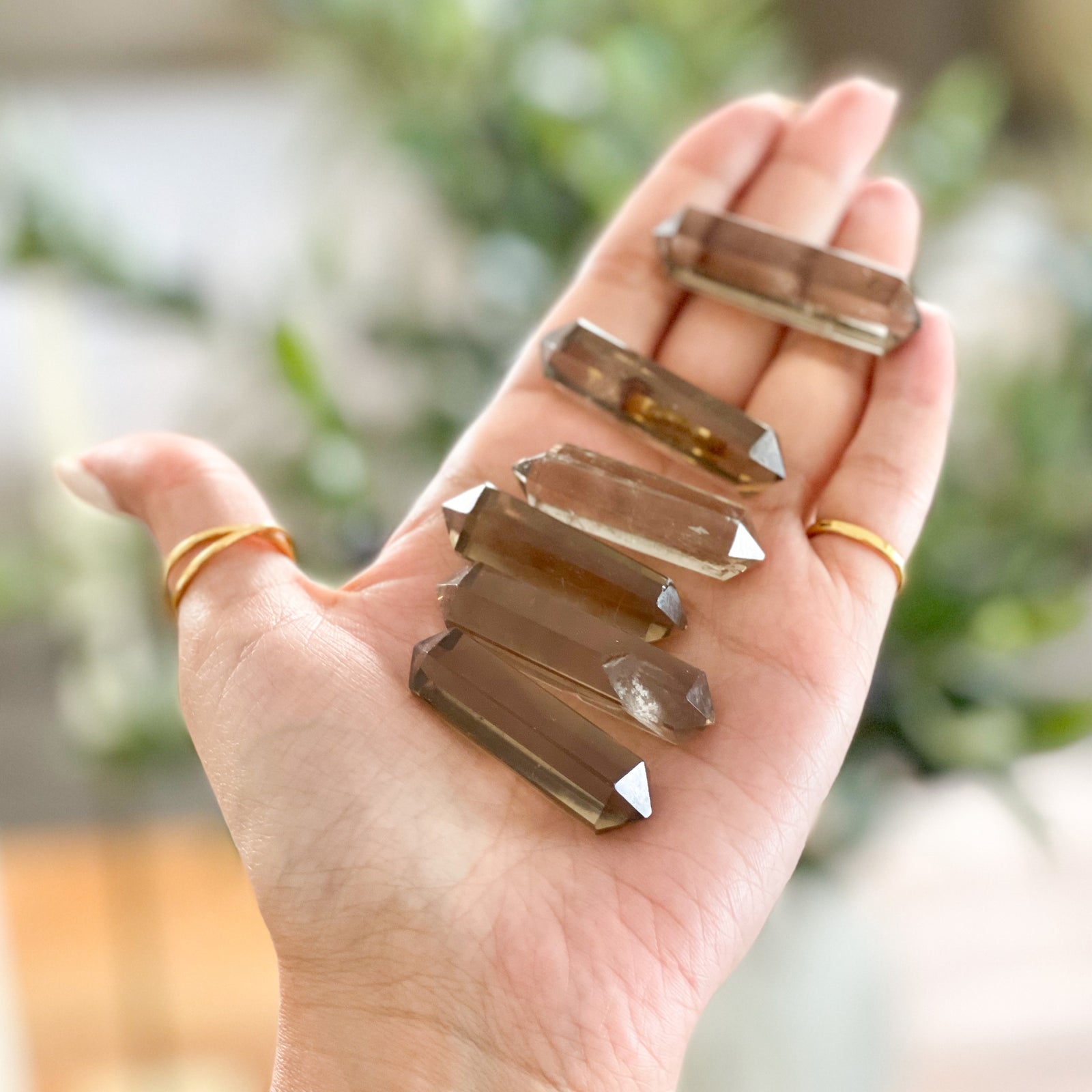 Smoky Quartz Double Terminated Points