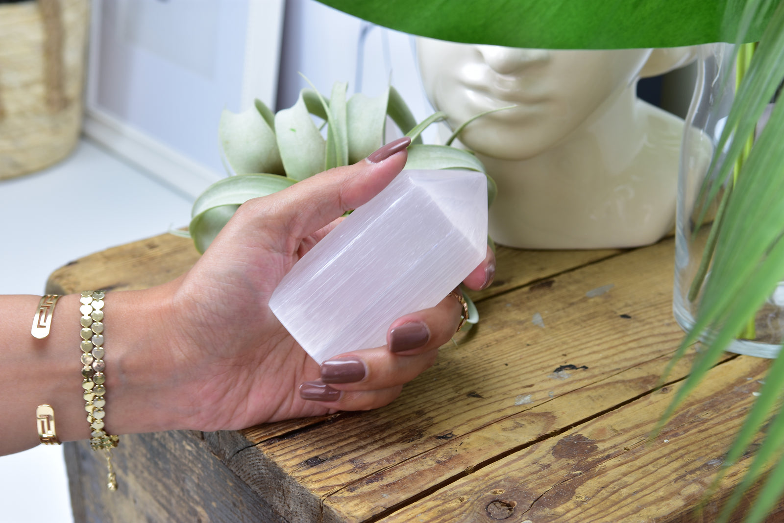 Selenite Crystal Point