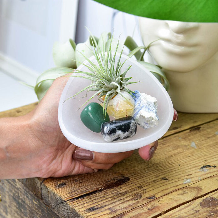 Selenite Bowl Oval