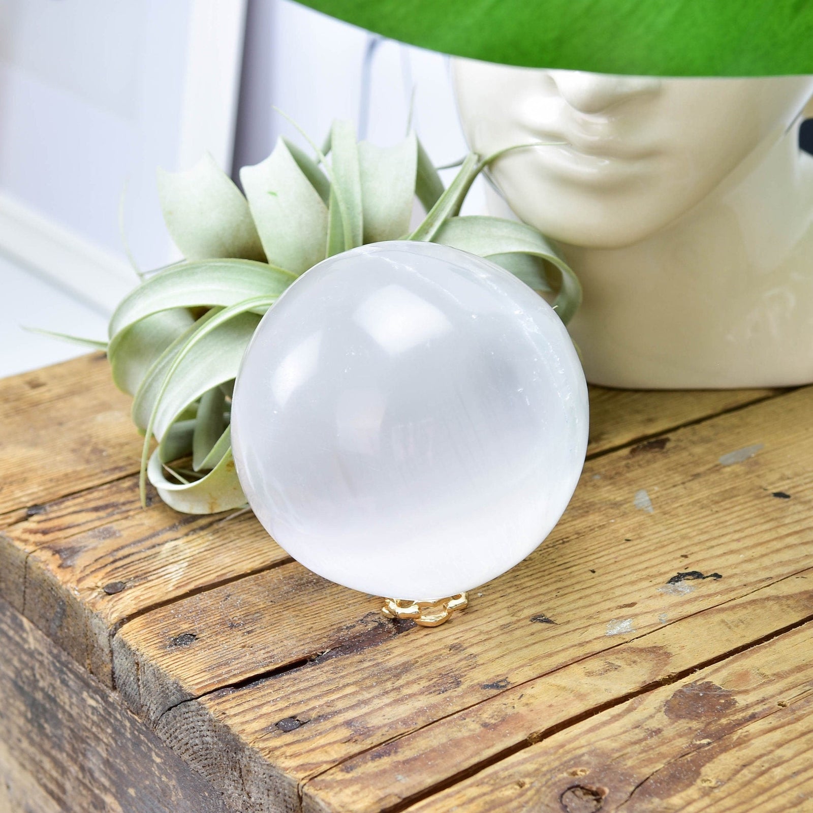 Selenite Crystal Sphere