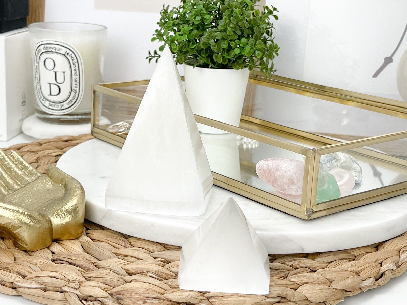 Selenite Pyramid