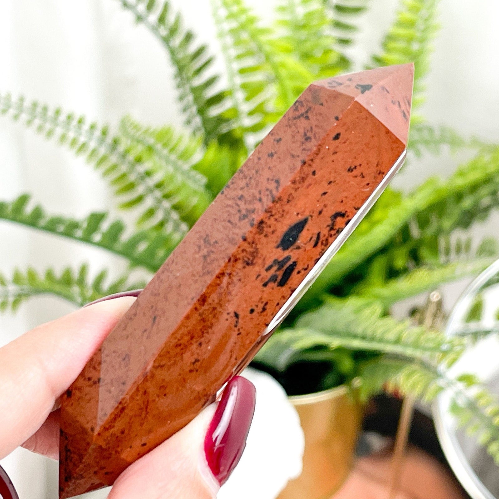 Mahogany Obsidian Double Points