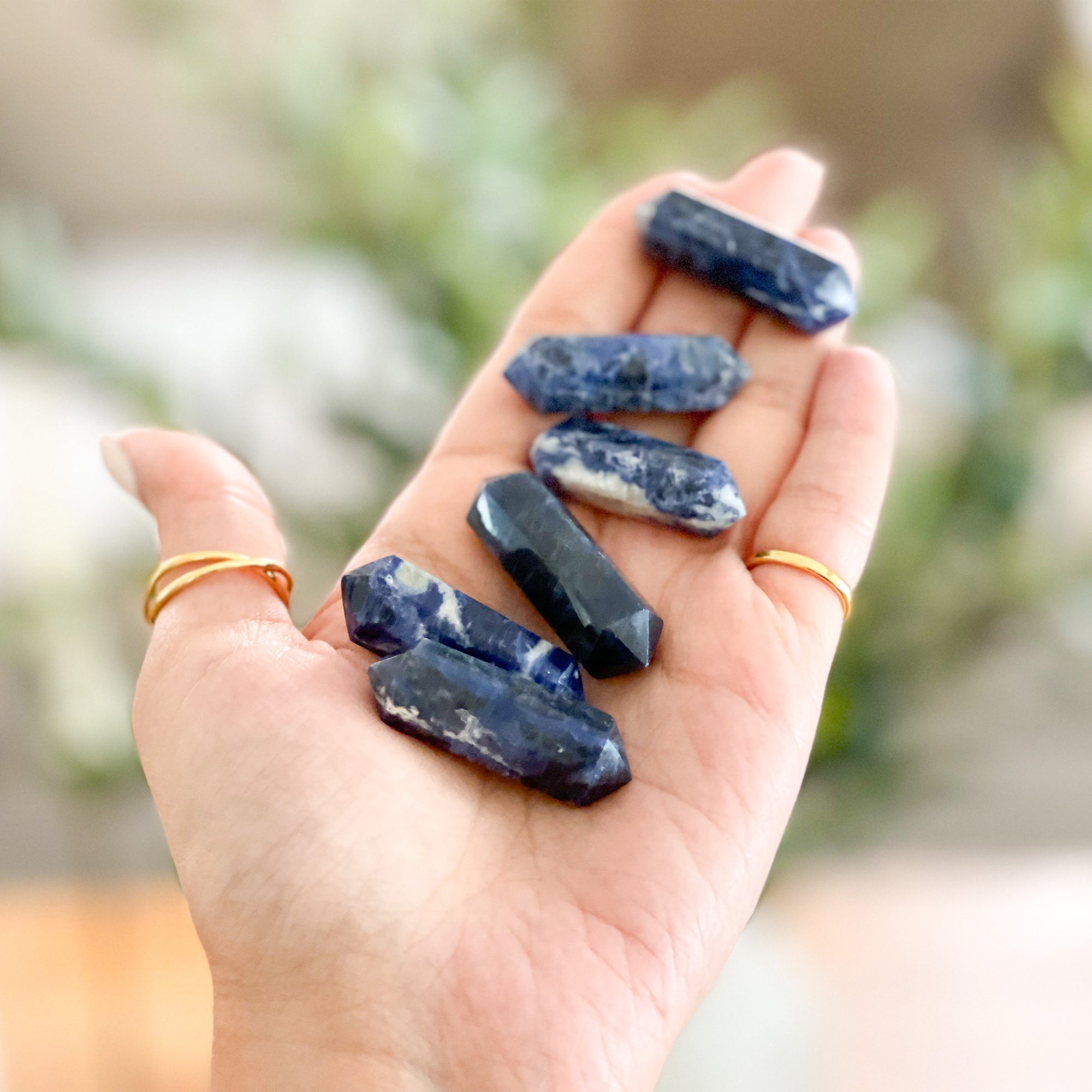 Sodalite Double Terminated Points